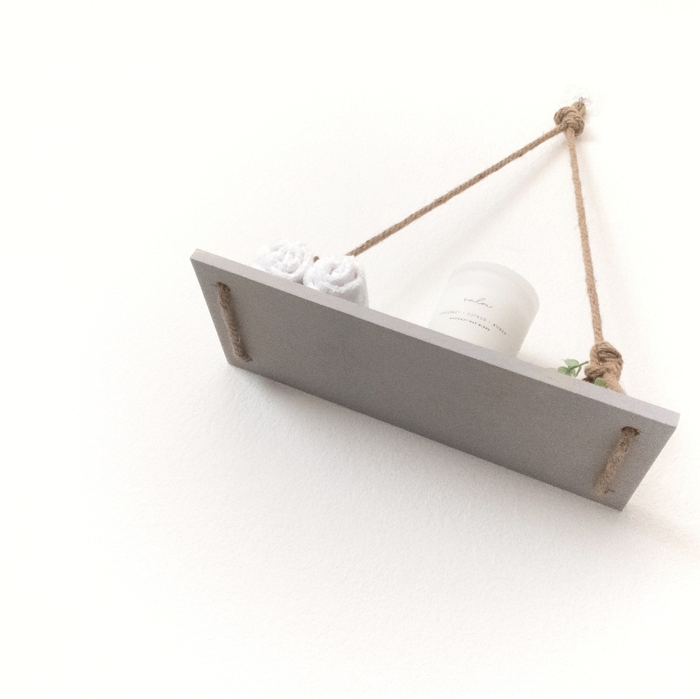 Boho Rope Hanging Shelf - Picture 10 of 10